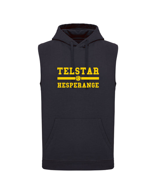 Sleeveless Hoodie - Navy